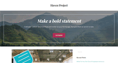Desktop Screenshot of haven-project.org